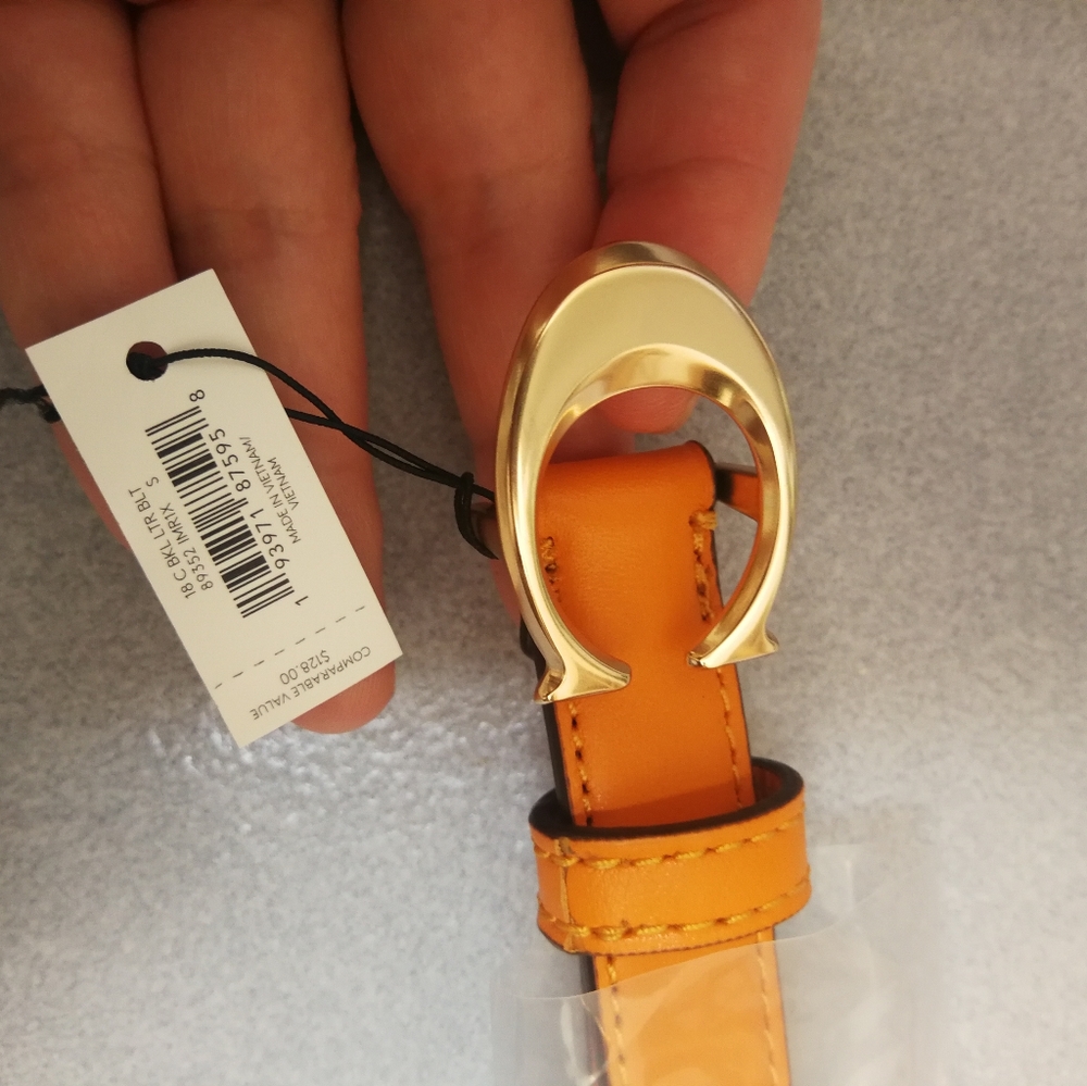 Coach belt